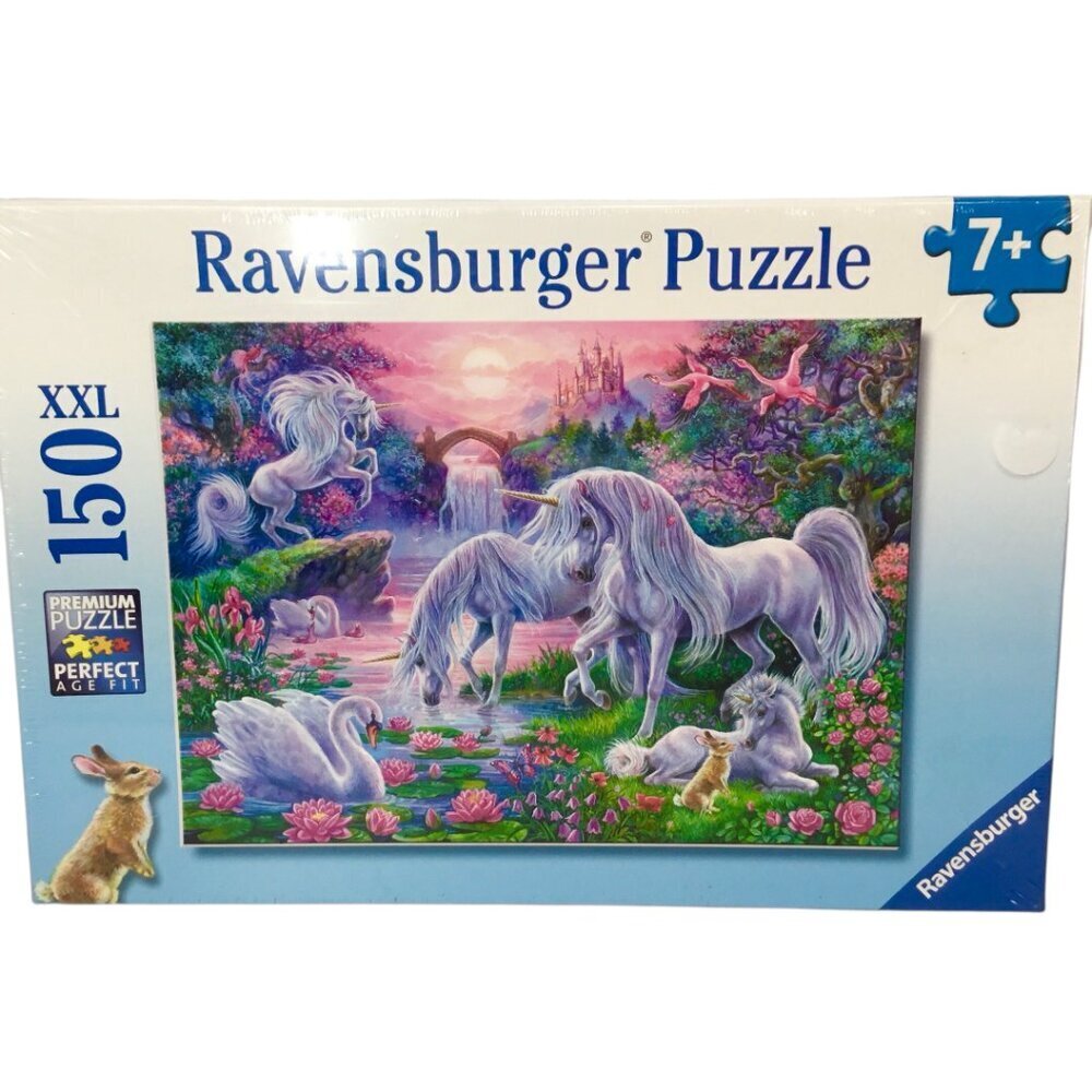 Ravensburger Jigsaw Puzzle 150 XXL NEW Unicorns in the Sunset Glow Unicorn